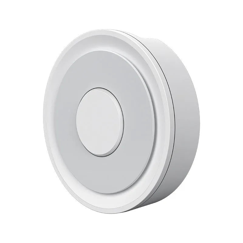White square ZigBee 3.0 smart home gateway measuring 78mm with USB power connection