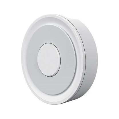 White square ZigBee 3.0 smart home gateway measuring 78mm with USB power connection