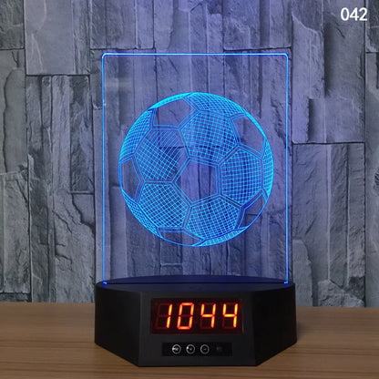 Glowing 3D dolphin LED night light on a table with remote control