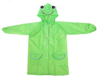 Funny Kids Raincoat in vibrant colors for school and play
