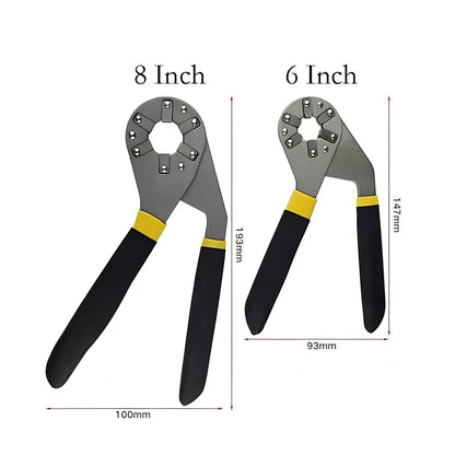 MagicWrench 14-in-1 adjustable tool showing six-angle design in 6-inch size with tool steel construction