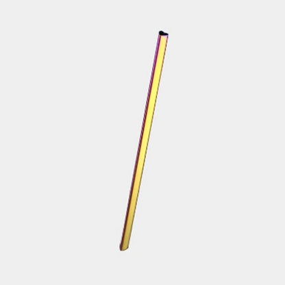 Premium heart-shaped reusable metal drinking straws for bubble tea and other beverages