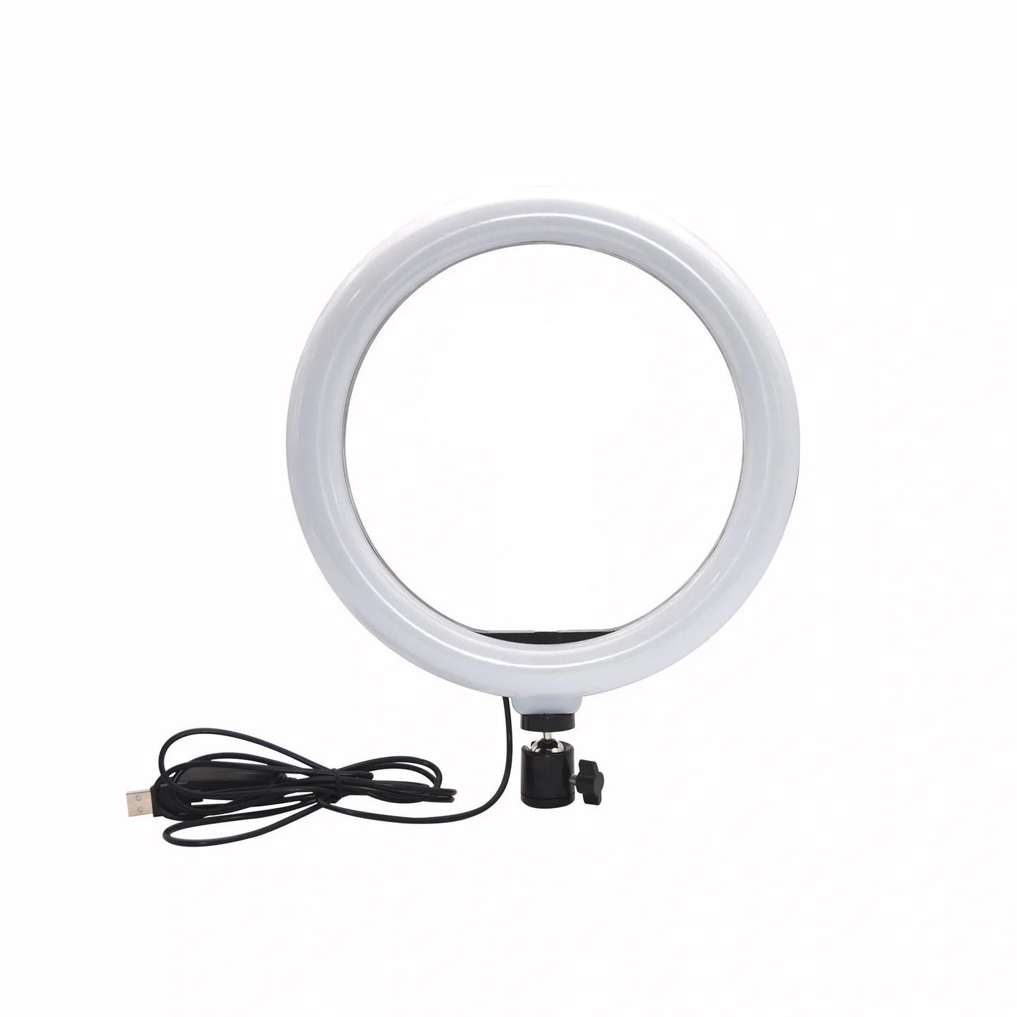 10-inch ring light with 26cm LED diameter on adjustable tripod stand for photography