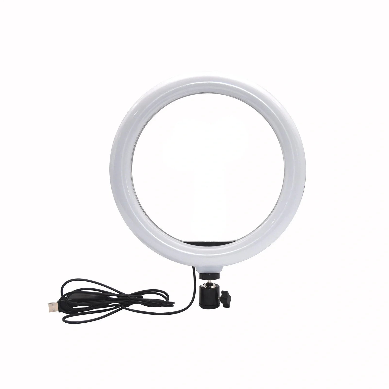 10-inch ring light with 26cm LED diameter on adjustable tripod stand for photography