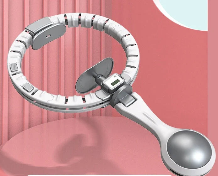 Smart Counting Hoop with adjustable sections for customizable fitness workouts