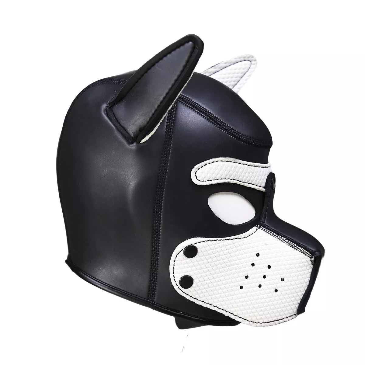 Adjustable CR Rubber Dog Headgear in multiple colors for secure fit