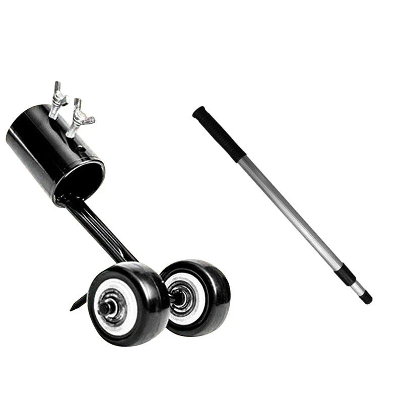 Versatile gardening tool with long prongs for easy weed removal and soil aeration in yards and lawns