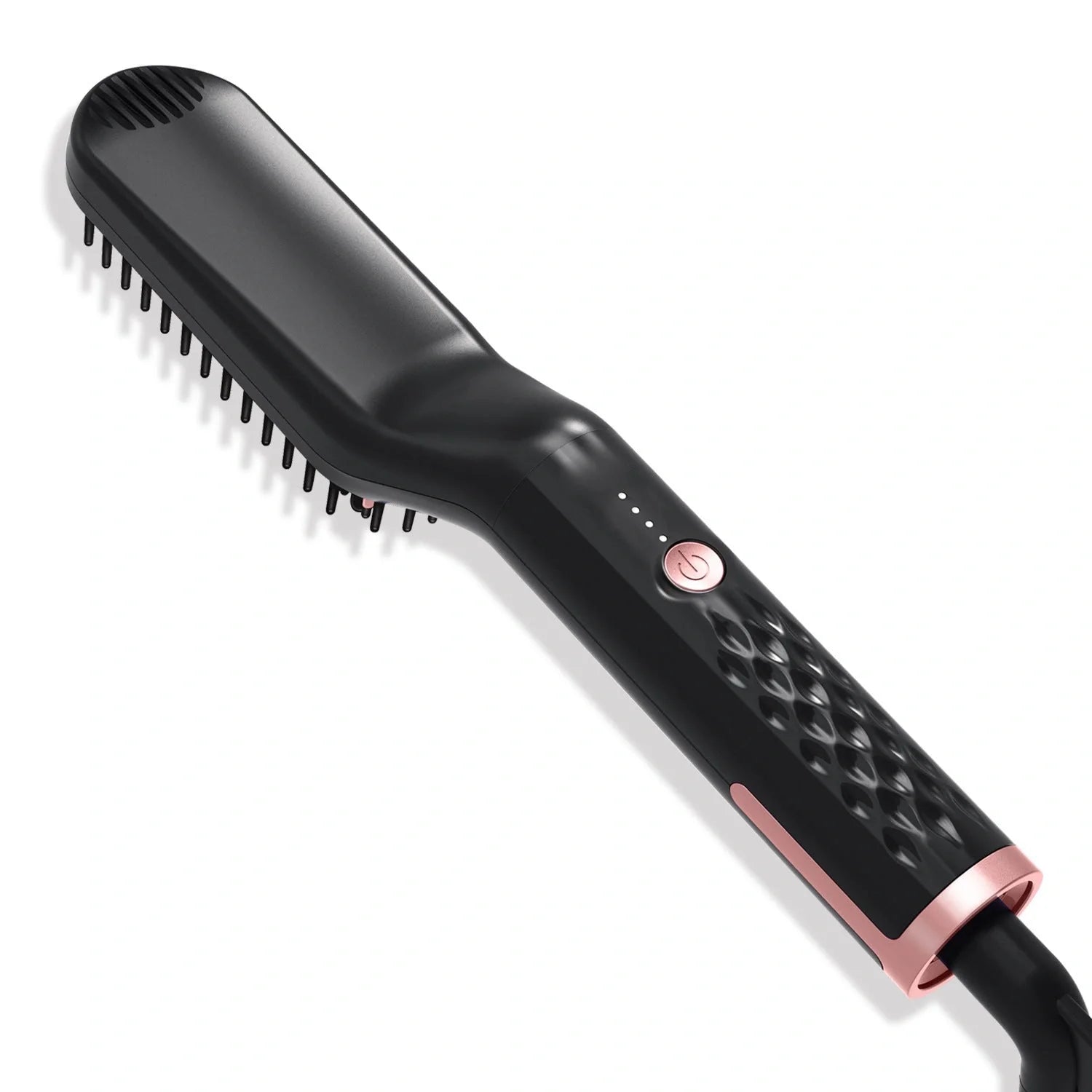 Multifunctional electric hair straightening comb with ceramic coating and fast heating technology