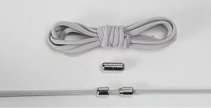 Lazy Laces shoe laces with metal buckles in various colors for a secure fit