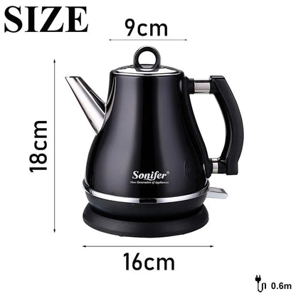 Ceramic teapot set with mother and son pots in literary retro style with 1.2 litre capacity
