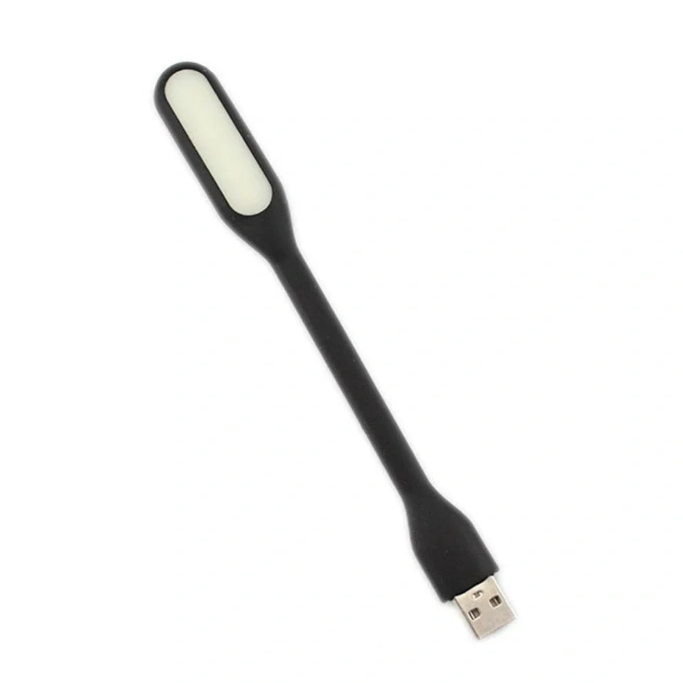 USB LED desk lamp with 6 diffused beads providing keyboard illumination