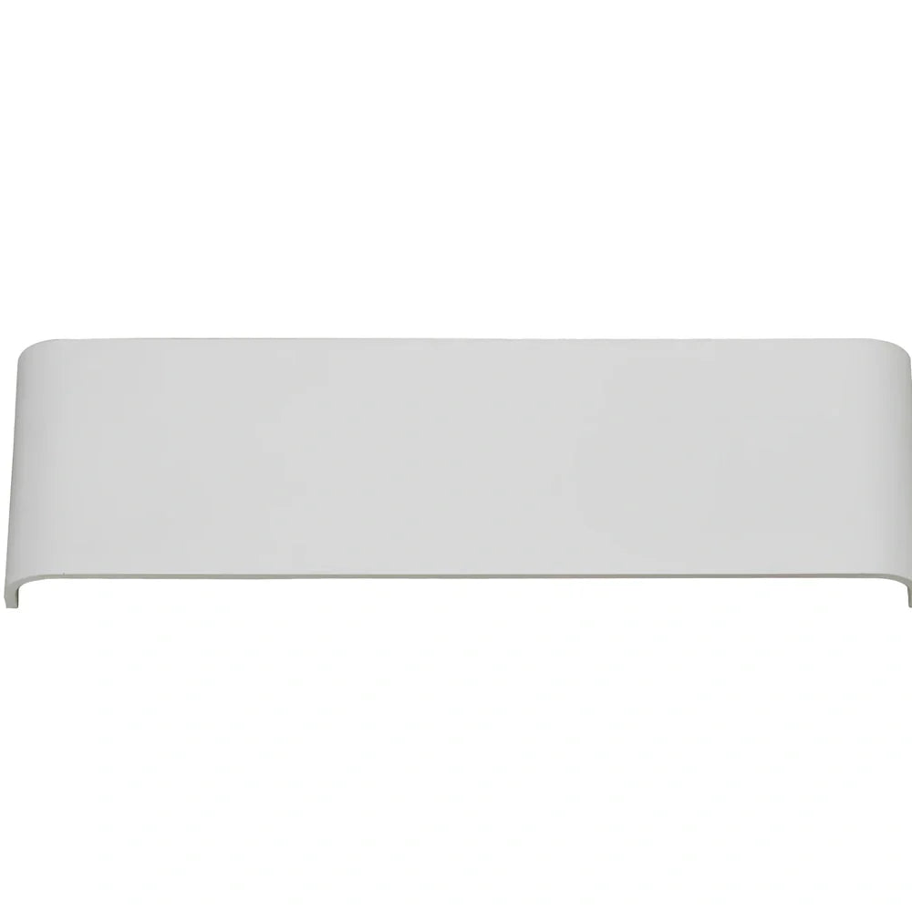 Slim 310mm wall light with aluminium alloy construction and 3000K warm LED illumination