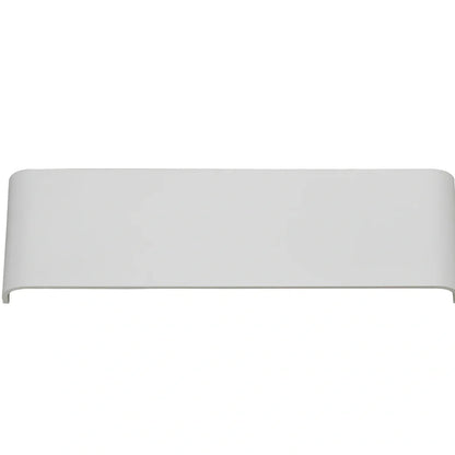 Slim 310mm wall light with aluminium alloy construction and 3000K warm LED illumination