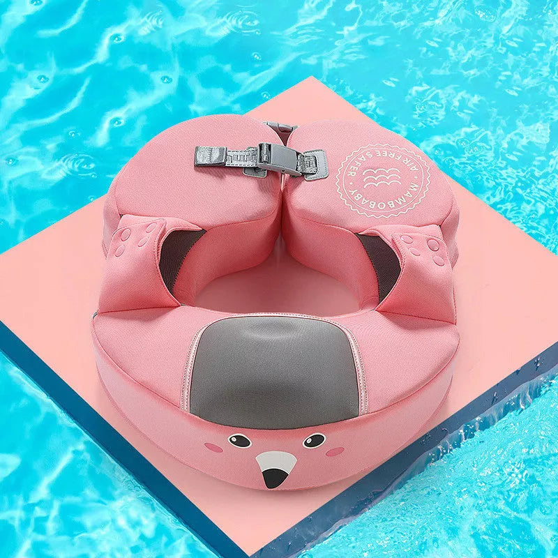 Baby Swimming Ring Floats with UPF 50+ sunshade for safe outdoor swimming