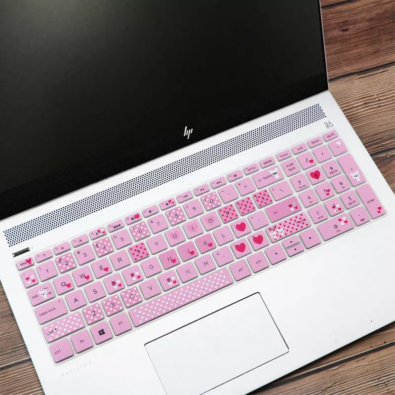 15.6-inch silicone keyboard film for HP Light and Shadow Wizard 4th Generation laptop in various colors