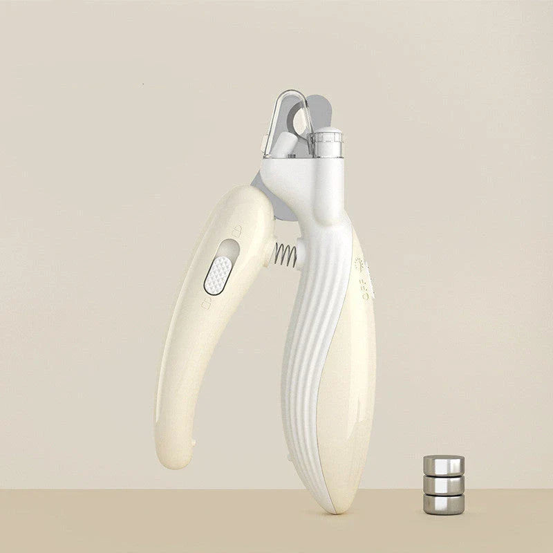 Electric Pet Nail Trimmer with LED Light for Cats and Dogs - Precisely Trim Nails with Ergonomic Design and Bright Illumination