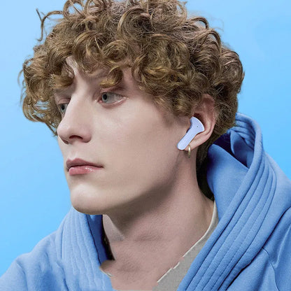 LED power digital display mini wireless Bluetooth headset in five colours with silicone case