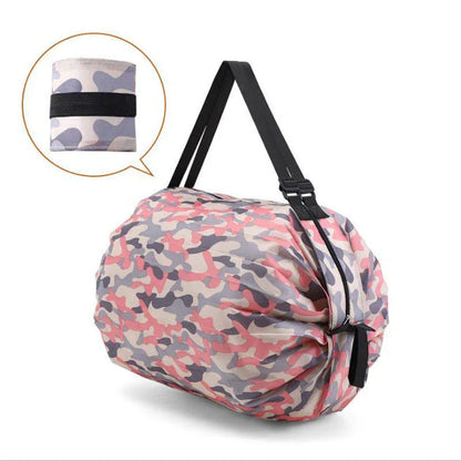 Foldable Large-Capacity Tote Bag with Extended Storage Space, Made of Durable 210D Oxford Cloth in Various Colors