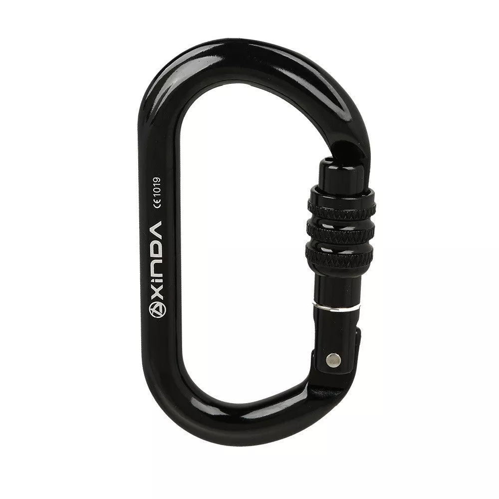O-shaped Thread Lock Rock Climbing Carabiner in various colors
