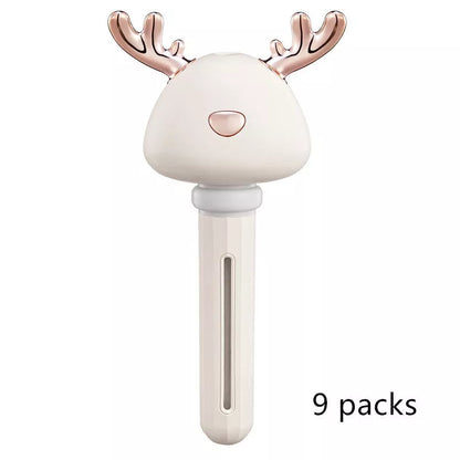 Donut mini humidifier USB car sprayer with compact design and unlimited water capacity