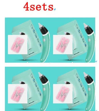 Electric Nasal Aspirator with Adjustable Suction Power and Soft Silicone Tips for Gentle Nasal Clearing in Babies