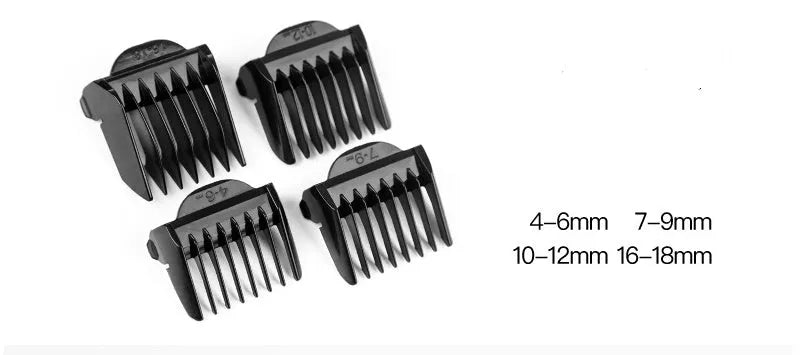 Household Hair Clipper Electric Shaver with titanium-ceramic blades and LED display