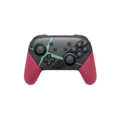 Wireless Bluetooth gamepad with vibration, shown in black, white, red, and green colour variants.