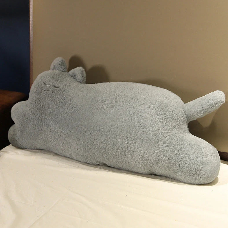 70cm cartoon cat plush toy in lying and standing poses with five colour variations