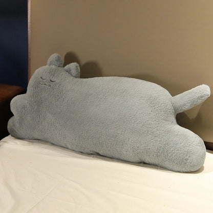 70cm cartoon cat plush toy in lying and standing poses with five colour variations