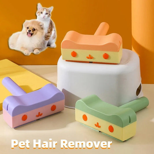 2-way pet hair roller remover for furniture cleaning