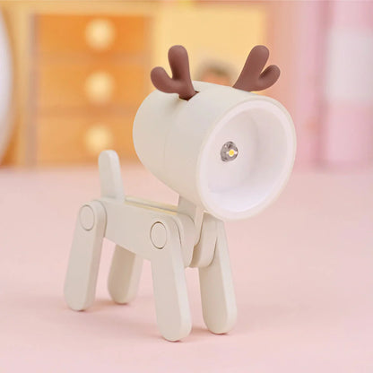 LED decorative animal night light in various colours measuring 55x35x80mm