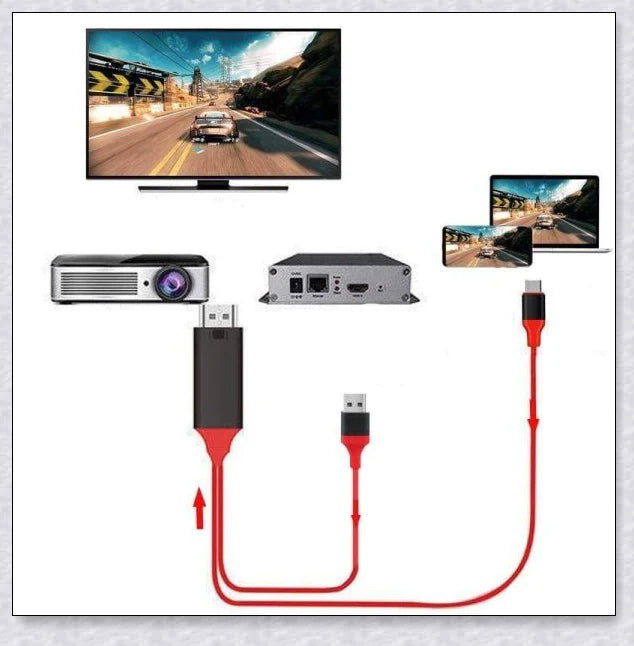 Phone to TV Adapter, a compact device that connects your smartphone to your TV for a big-screen viewing experience