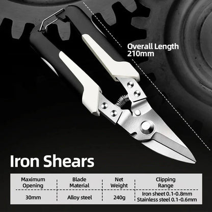 Trendha Multi-Directional Metal Sheet Cutting Scissors for precise metalworking and DIY projects