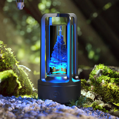 Stylish 2-in-1 Acrylic Lamp and Bluetooth Speaker with Touch Controls and Versatile Designs