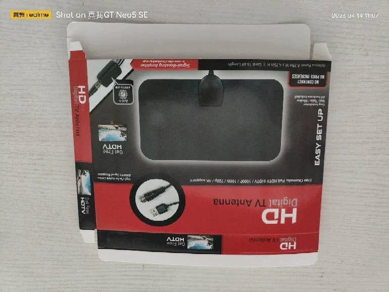 Mini HDTV Indoor Antenna for free digital TV channels in HD quality