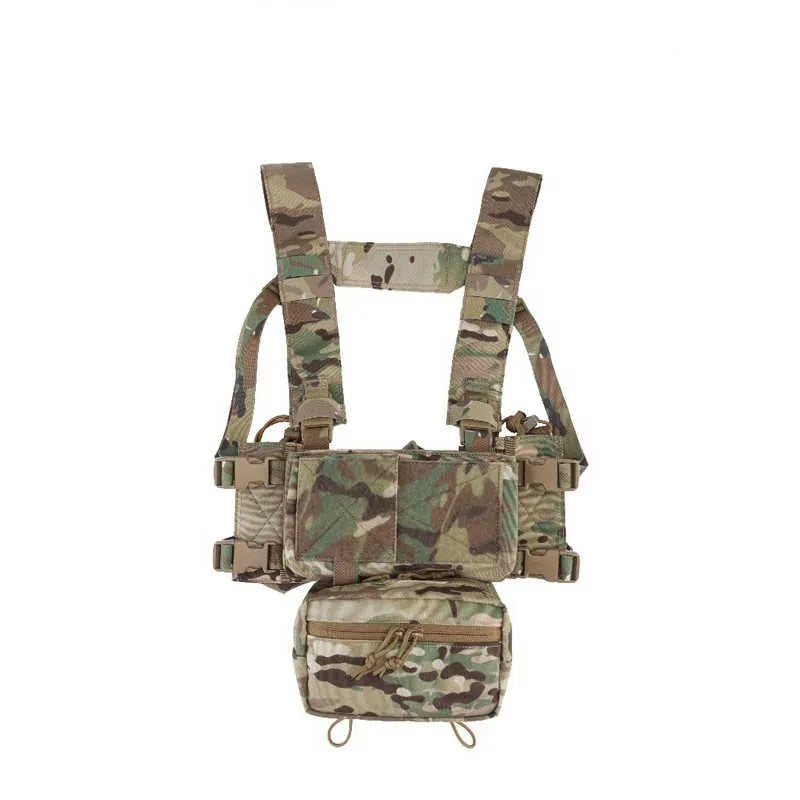 Expandable breathable chest mount vest in American Cordura fabric, available in multiple colours, one size fits all.