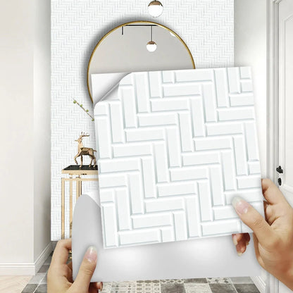 Removable wall stickers in 10x10cm and 15x15cm sizes with anti-fouling PVC material