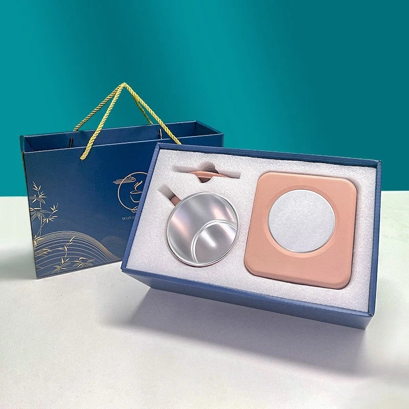 Rapid cooling and heating portable coffee and beverage cup with car adapter in various colors and styles