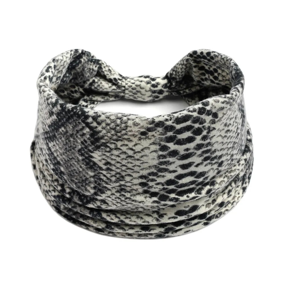 Bohemian cloth yoga sports headband with floral and polka dot patterns, available in multiple colours.