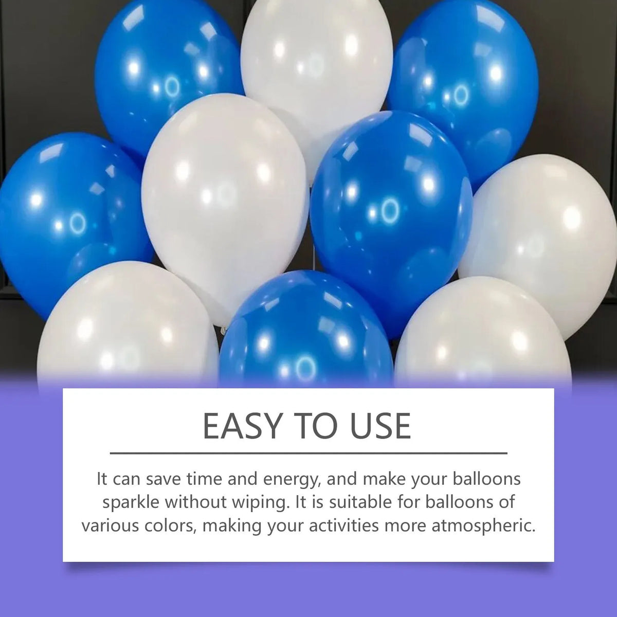100ml balloon lustre spray aerosol can for shiny surface texture on party decorations
