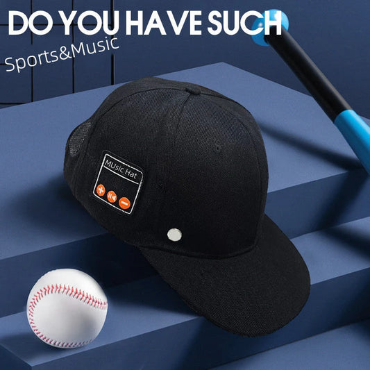 Bluetooth music hat for tennis and outdoor activities with sun protection