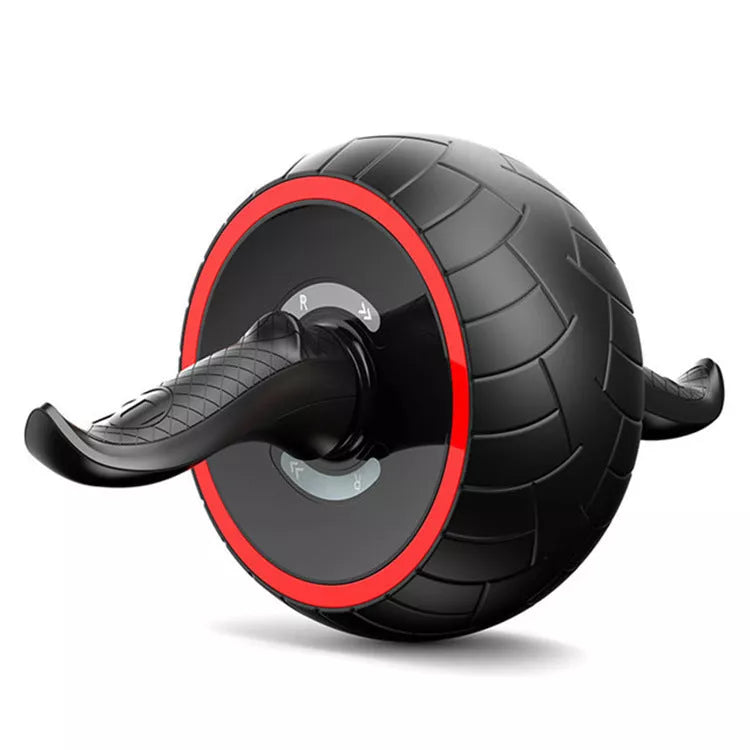 Black Abdominal Wheel Rebound Roller for core strength exercises