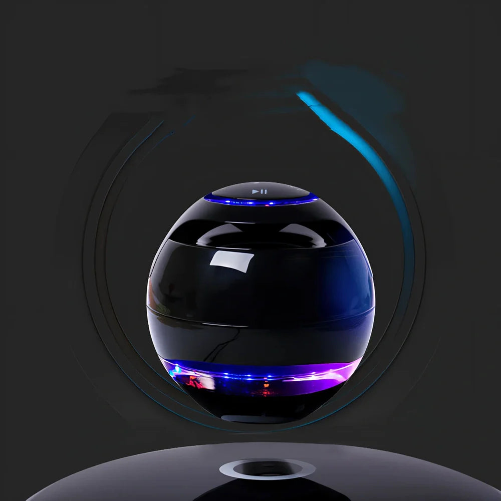 Black or white wireless Bluetooth speaker with 10m range and 3W output power