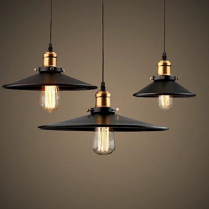 Vintage black iron chandelier with 26cm diameter and 220mm dimensions for dining room lighting