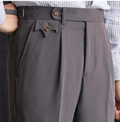 Women's tailored trousers in black, grey, and green, sizes XS to 3XL, full-length formal style