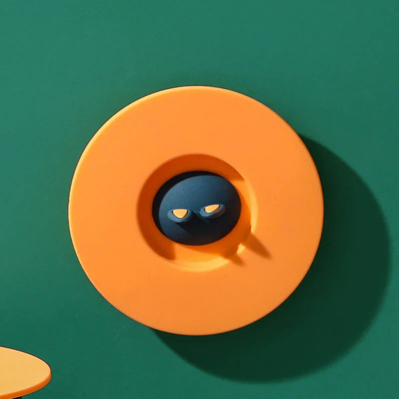 Cartoon cat ear-shaped silicone cup lid in vibrant colors, designed to be spill-proof and dustproof for your daily beverages