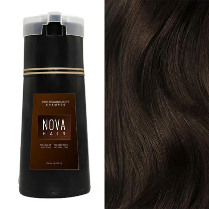 Natural 3-in-1 Hair Dye Shampoo for fast, lasting color and hair care