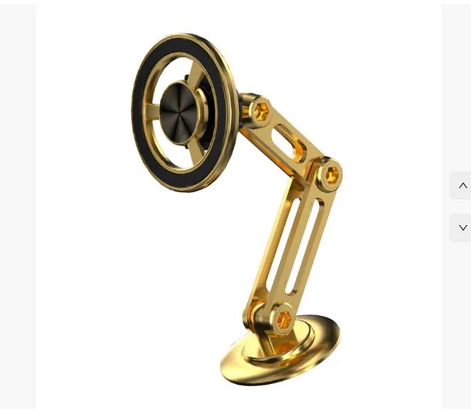 All-metal magnetic car phone holder in four colour options with magnetic rings