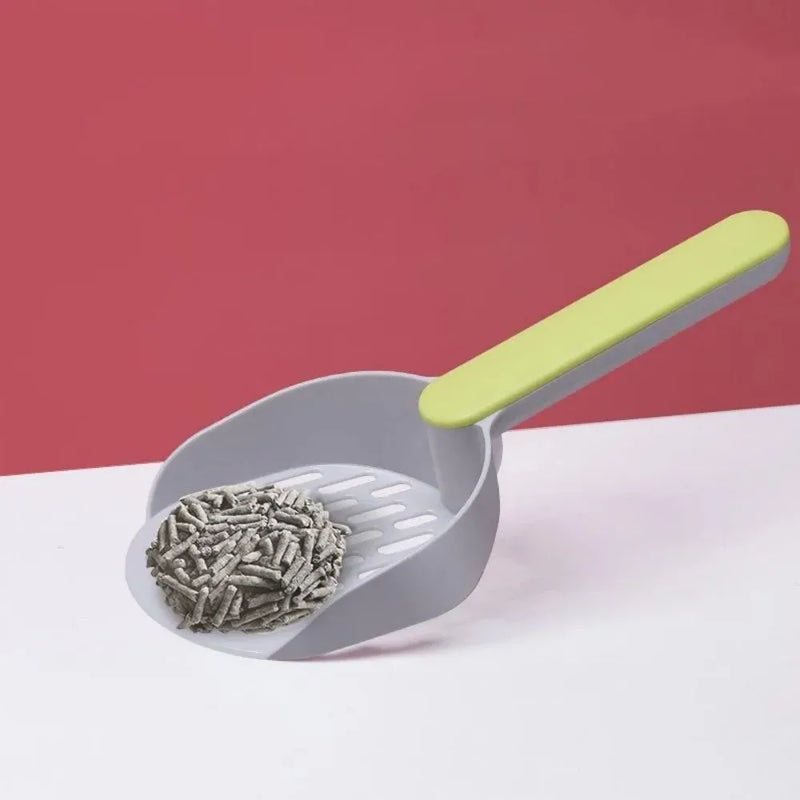 Cat Litter Shovel Plastic Poop Scoop for Litter Box Cleaning Pet Toilet Products Durable Cleanning Tool with Strong Handle 26.6cm Long