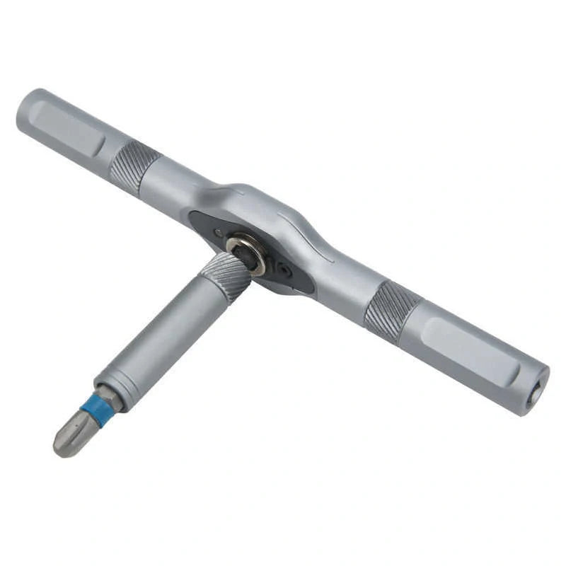 24-in-1 Ratchet Screwdriver Set with S2 alloy steel bits and compact handle